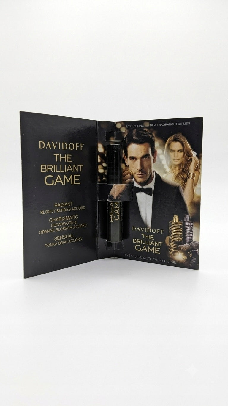 Davidoff the briliant game eau de toilette male 1,2 ml Packaging status original