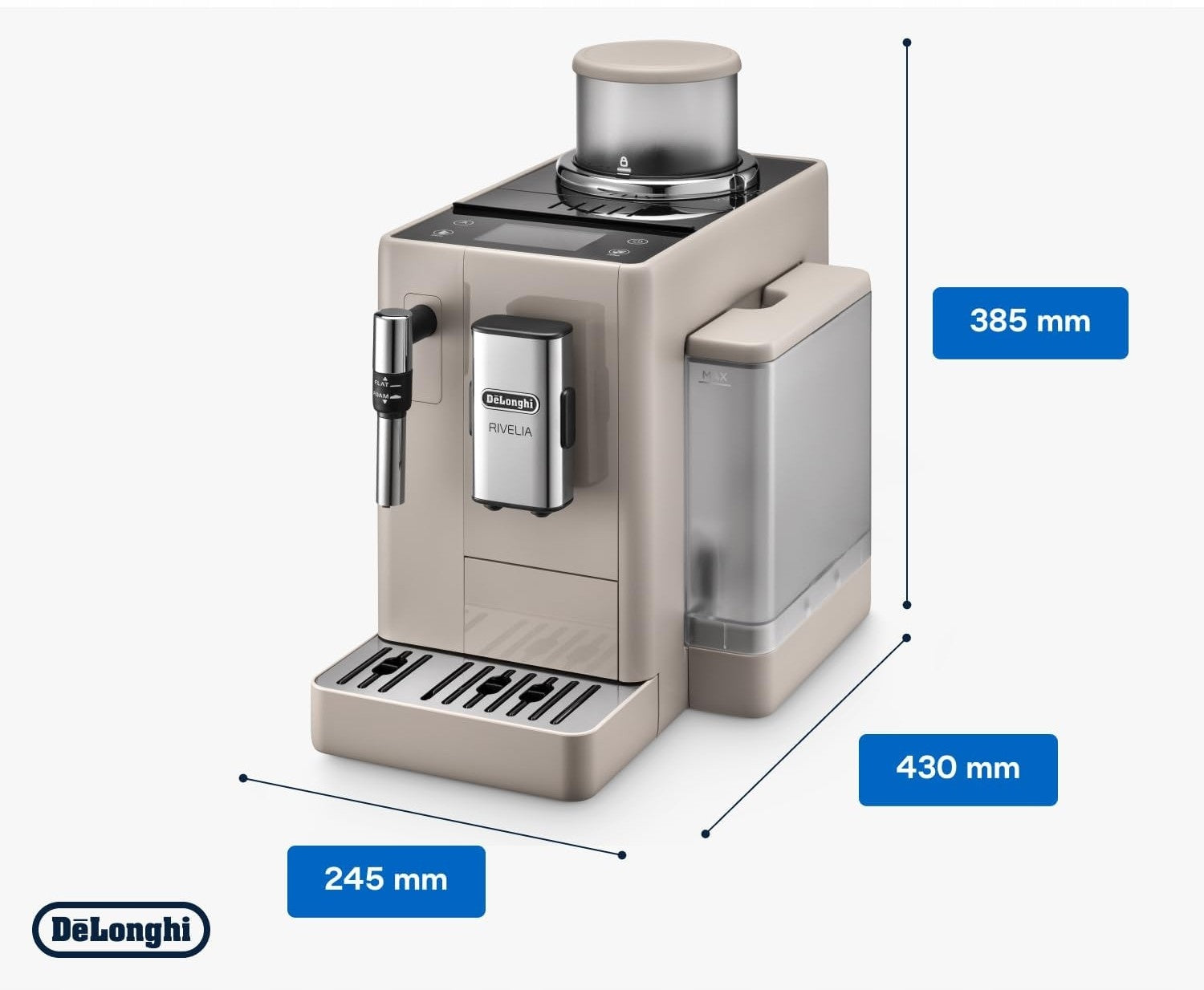 De'Longhi Rivelia EXAM440.35.BG Automatic Express 8 Coffee Touch Beige Manufacturer code B0CDCMYLD8