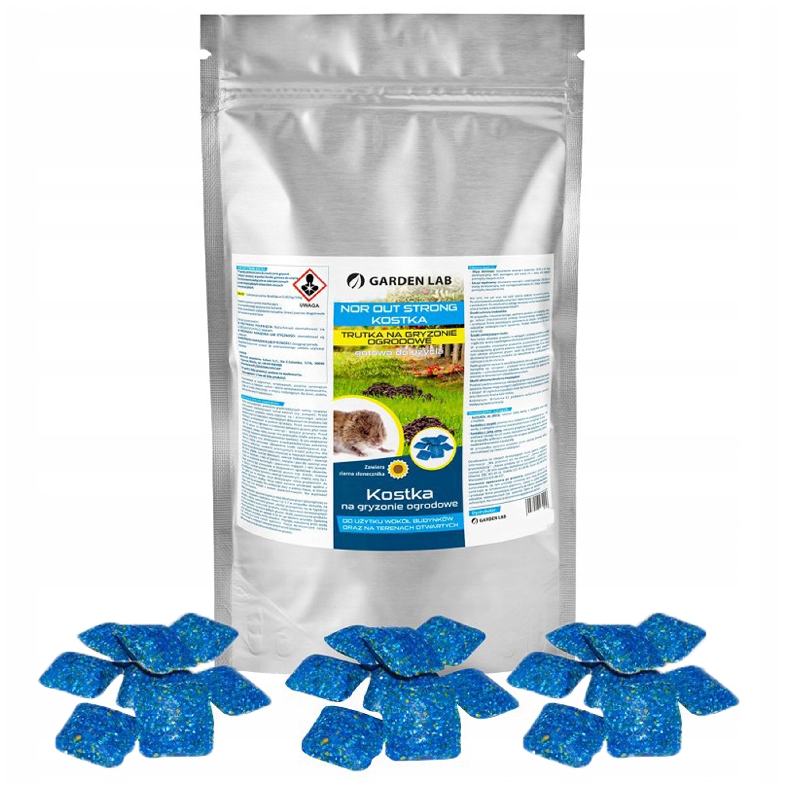 Deadly effective poison for mice rats voles rodents cube 1kg Packaging status original