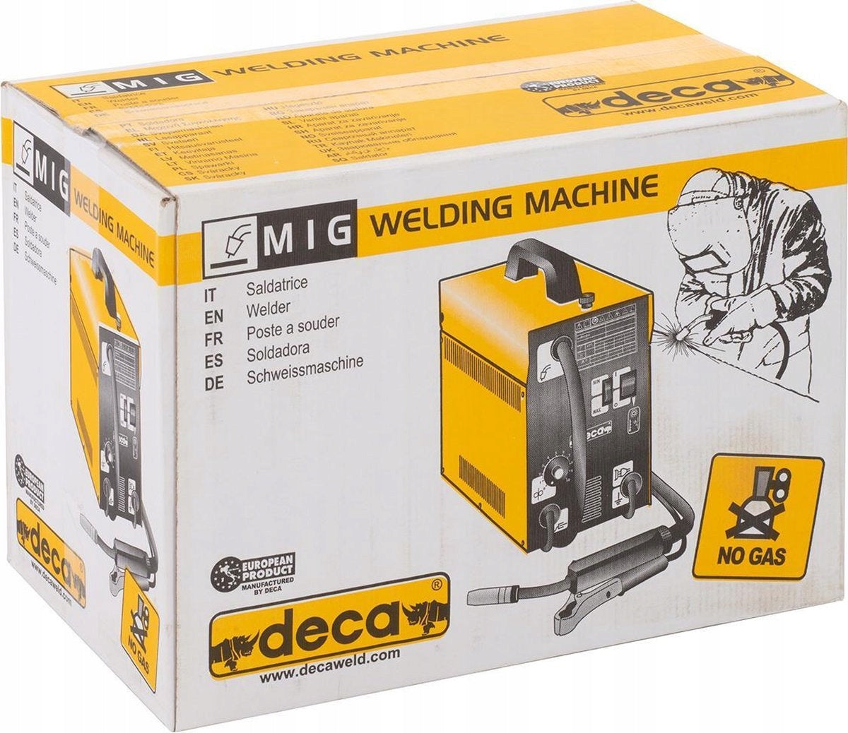 Deca Starflux 130 AC Gasless – compact MIG/MAG 130 A welding machine without gas EAN (GTIN) 8011399024227