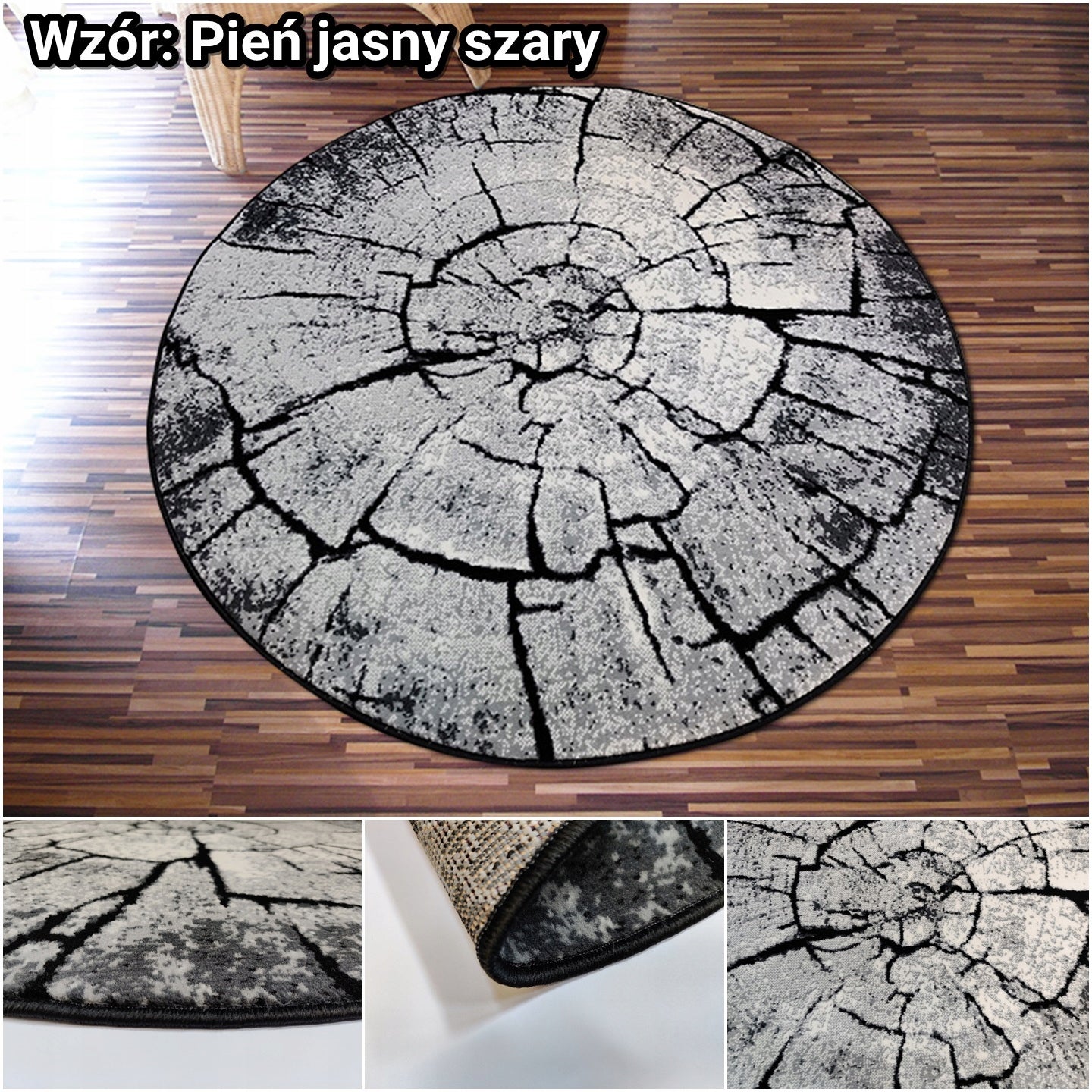 Decent Woven Belgian Carpets Alfa Idea round 160x160 cm CIRCLE Length 160 cm