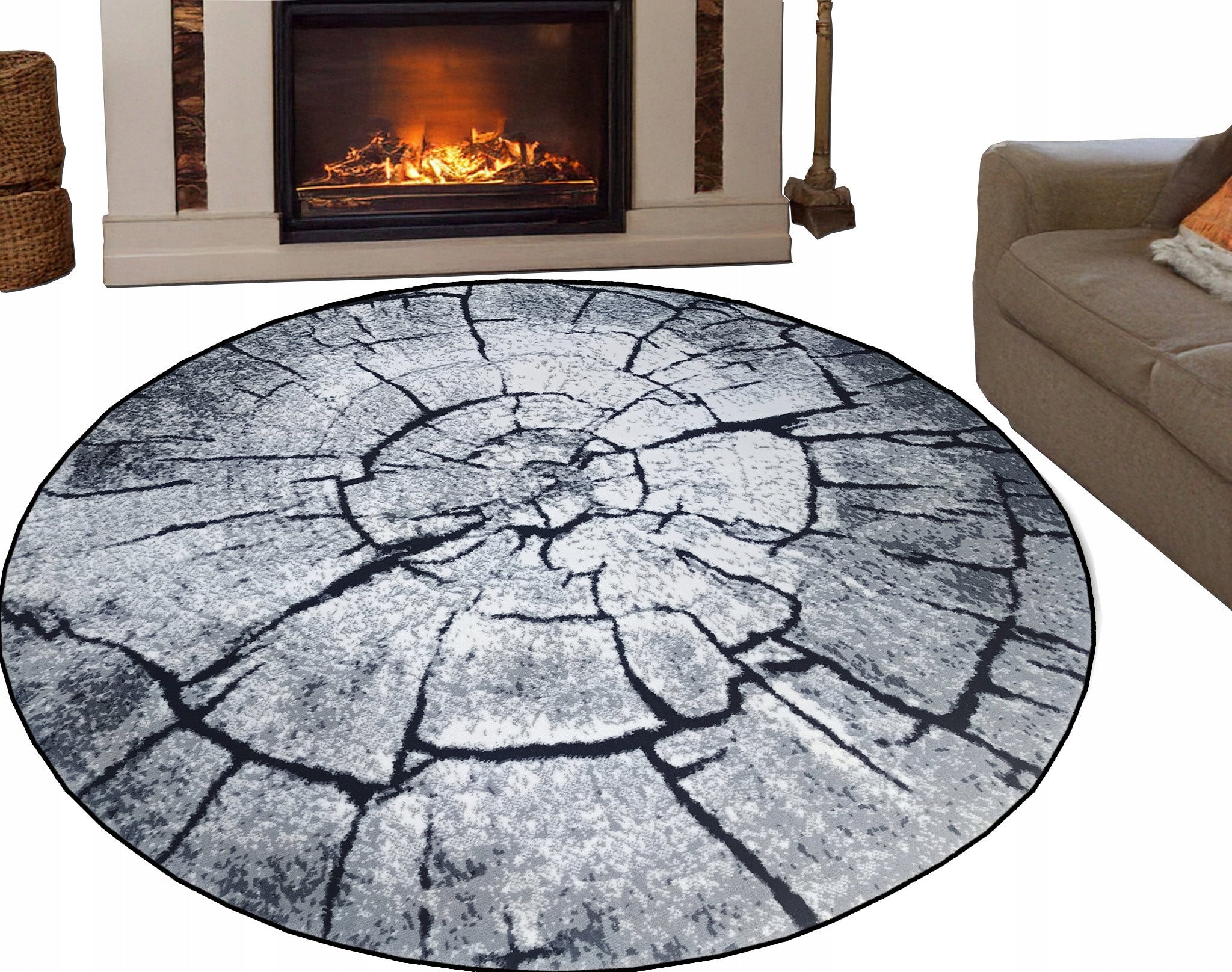 Decent Woven Belgian Carpets Alfa Idea round 160x160 cm CIRCLE