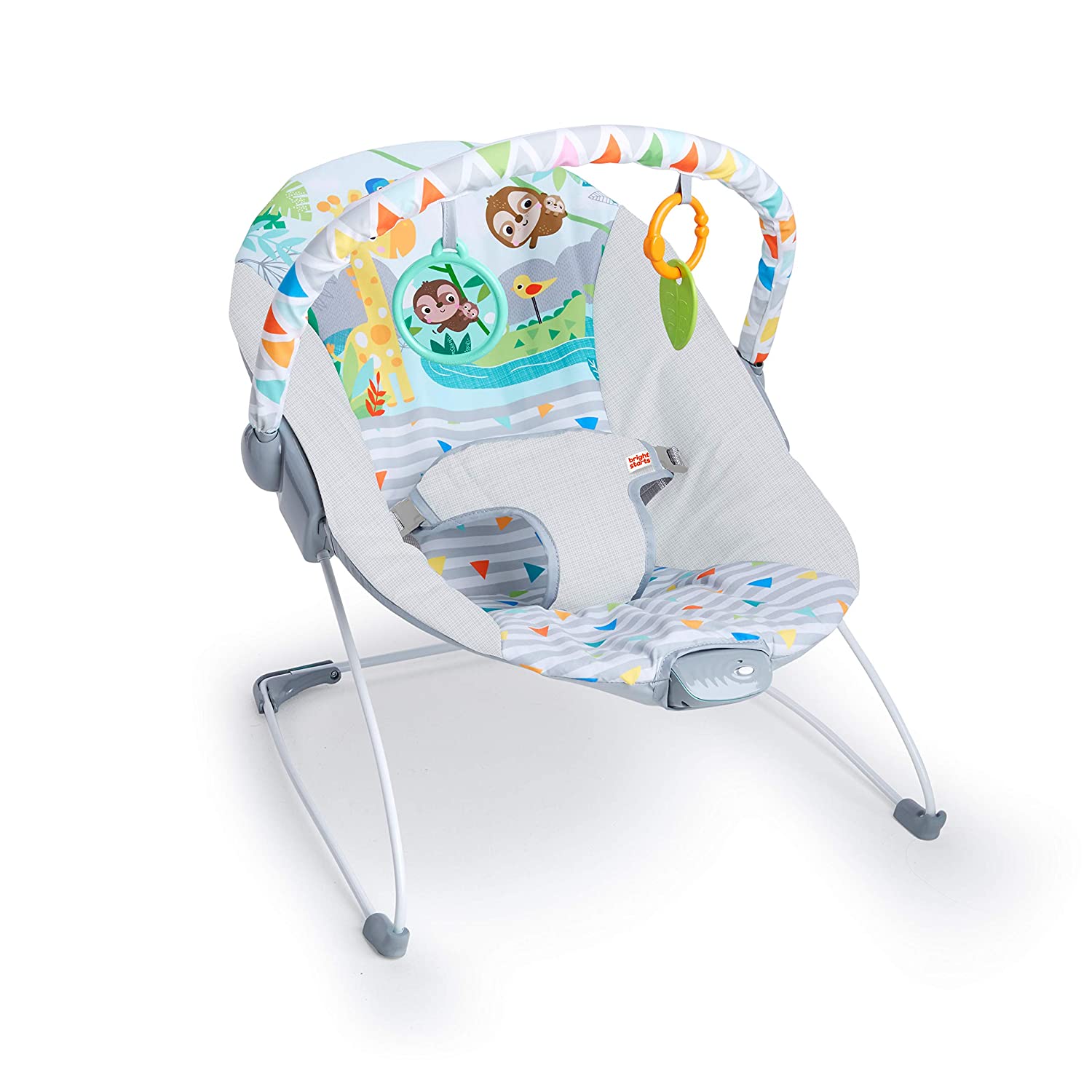 Deckchair BRIGHT STARTS Safari Fun VIBRATION Length 52 cm