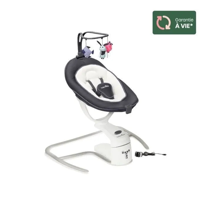 Deckchair Babymoov Swoon Motion Zinc grey-white Brand Babymoov