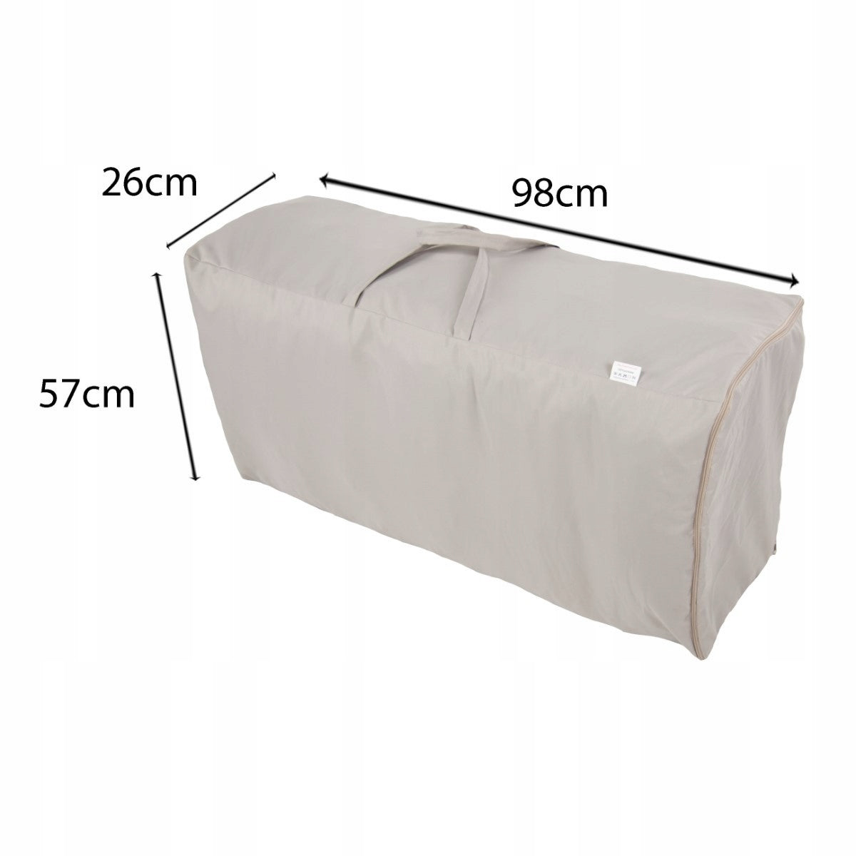 Deckchair Bag Garden Chair Grey Light Product width 57 cm