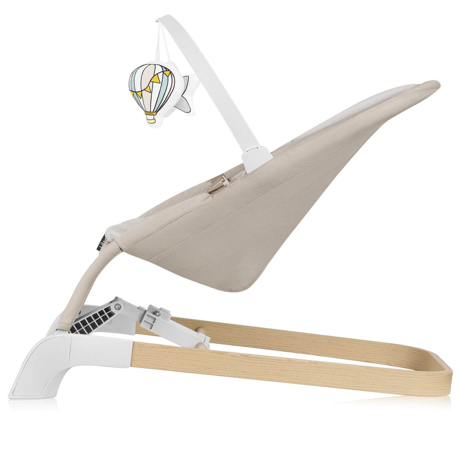 Deckchair LIONELO LILAC BEIGE-SAND Manufacturer code hipoalergiczny materiał, regulacja oparcia