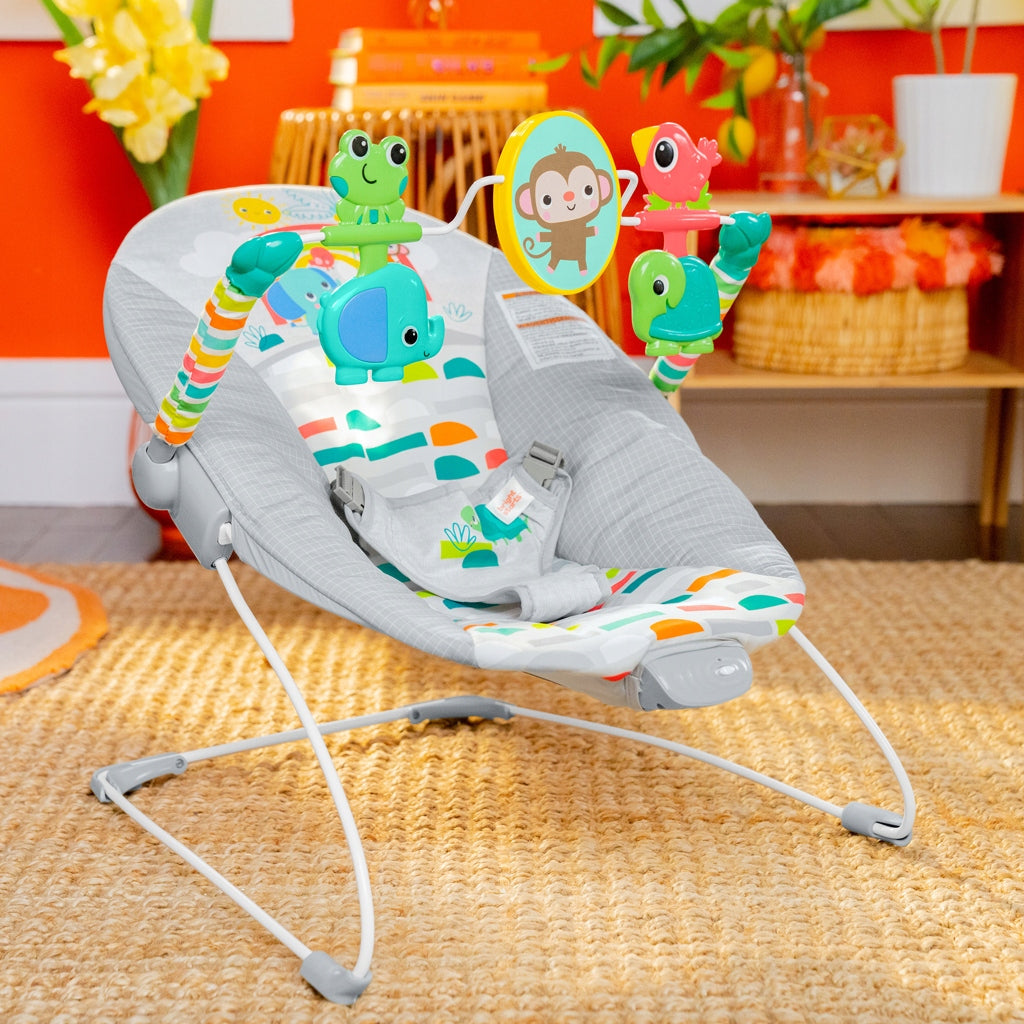Deckchair Vibration Headband with Toys Animals Safari 9kg Bright Starts Manufacturer code 74451130708