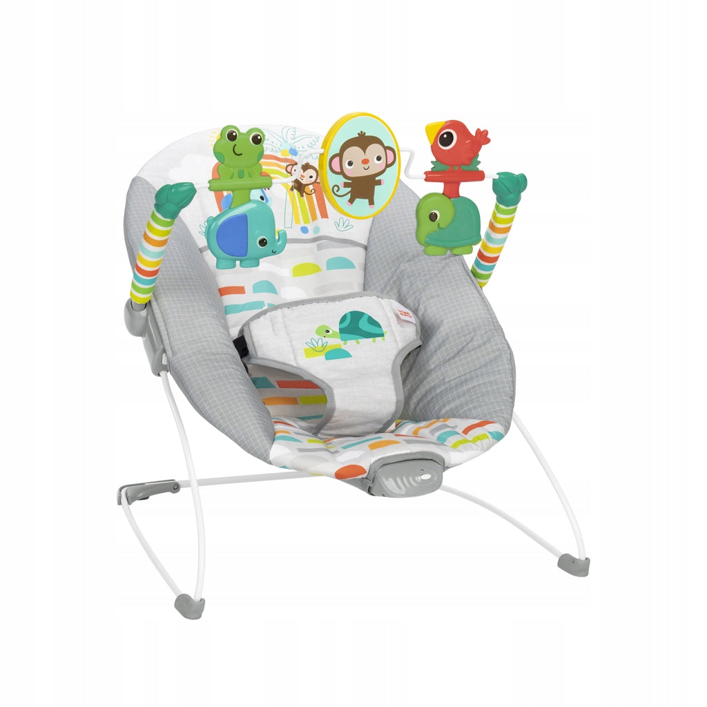 Deckchair Vibration Headband with Toys Animals Safari 9kg Bright Starts