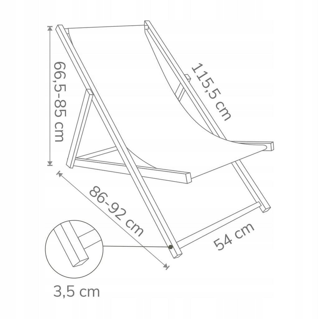 Deckchair Wooden Coffee Table Set Deckchairs Set 2pcs Beach Garden Frame material wood