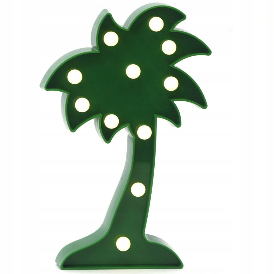Decorative lamp Coconuts Tree palm tree TREE green LED backlight