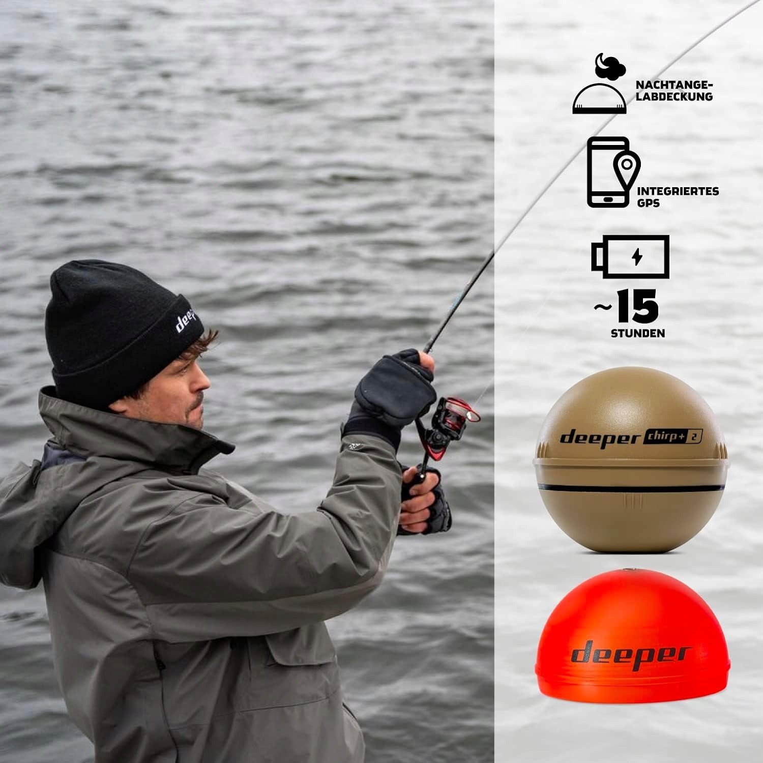 Deeper Chirp+ 2 fish detector GPS fish for fishing Manufacturer code W6508
