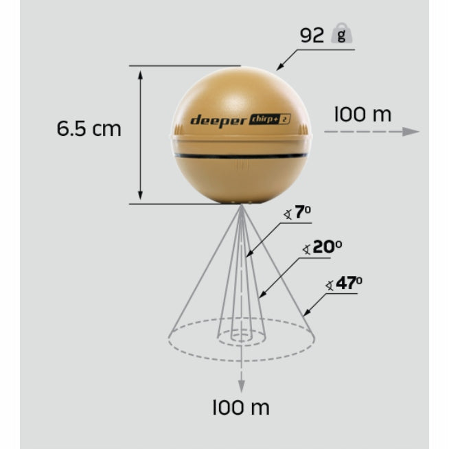 Deeper Smart Sonar CHIRP+ 2 Packaging status original