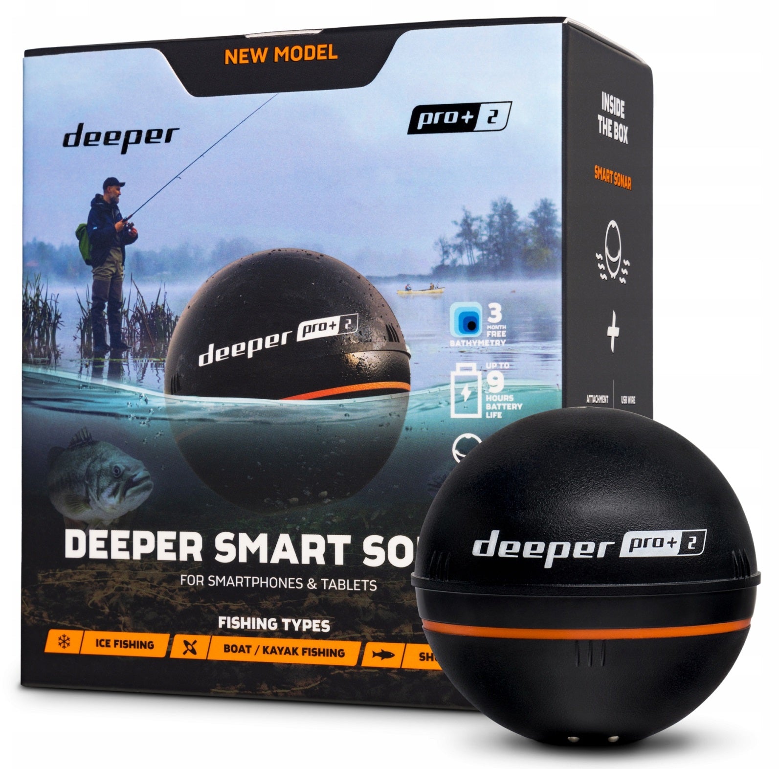 Deeper Smart Sonar PRO+ 2 echosounder