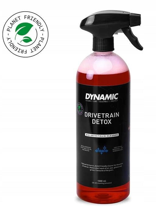 Degreaser DYNAMIC Drivetrain Detox Bio bicycle drive wash spray - 1L Packaging status original