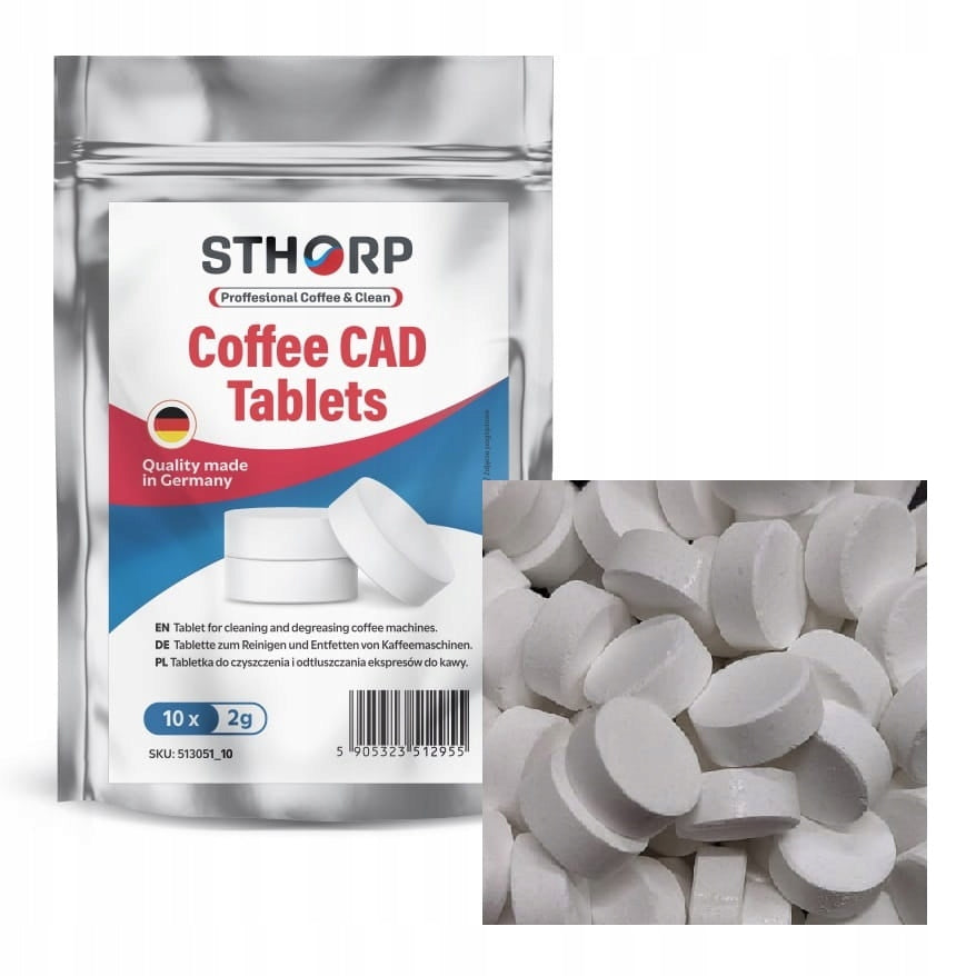 Degreaser tablets for coffee machines STHORP Coffee CAD 20pcs CHEAP! EAN (GTIN) 5905323512962