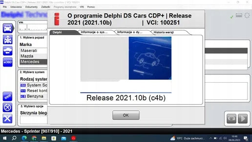 Delphi 2021 Wow Wurth Auto com Multidiag Ds100 Ds150 CDP Najnowszy Polski Manufacturer code VCI