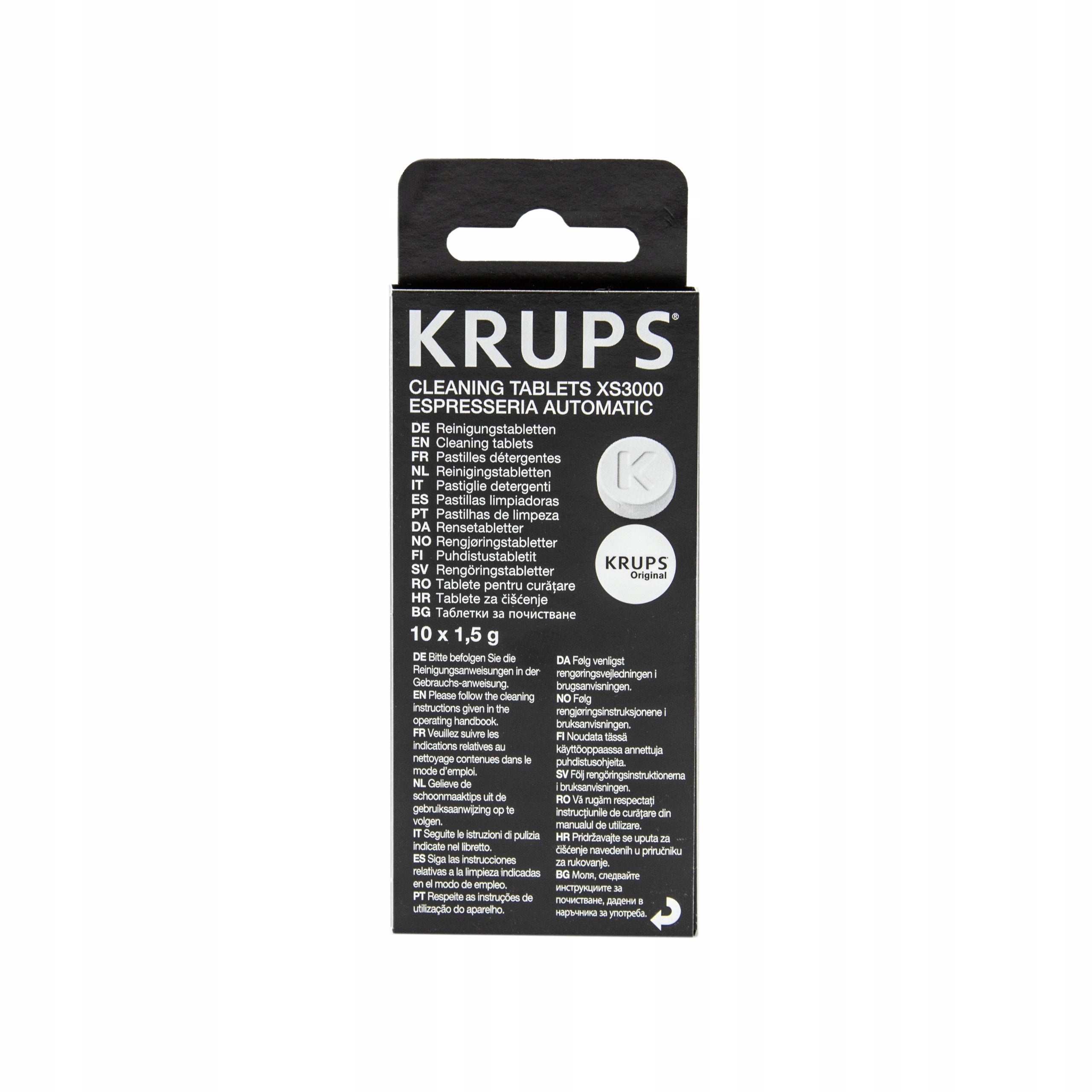 Descaler + Cleaning Liquid + Tablets - For Krups Express (Original) Brand Aqualogis