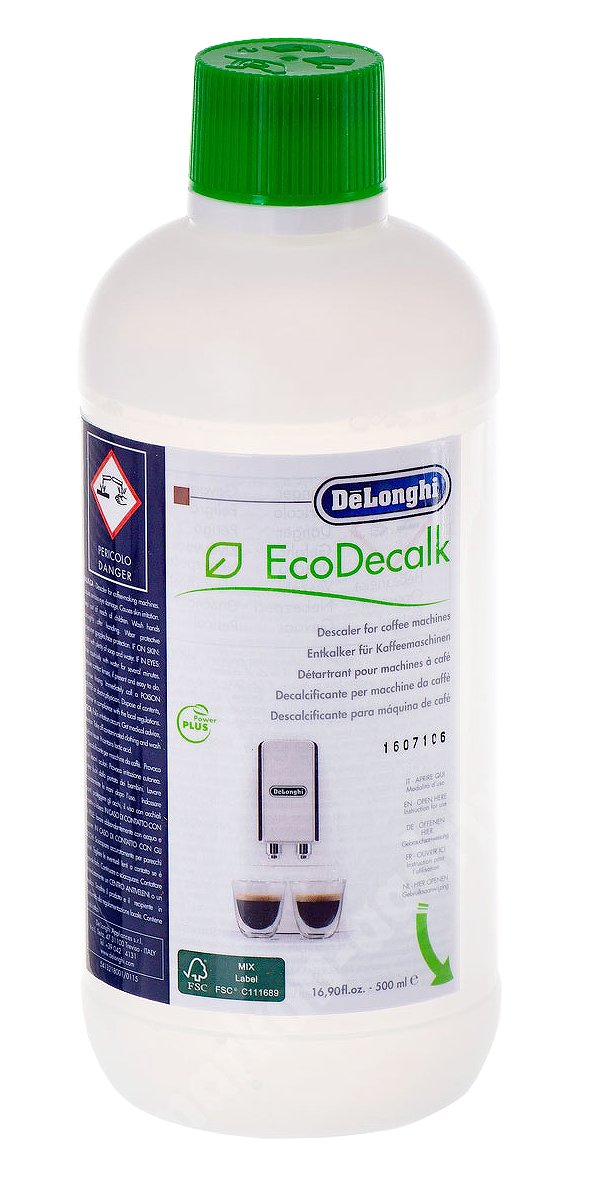 Descaler for DeLonghi EcoDecalk 500ml GIFT OCCASION Brand De'Longhi