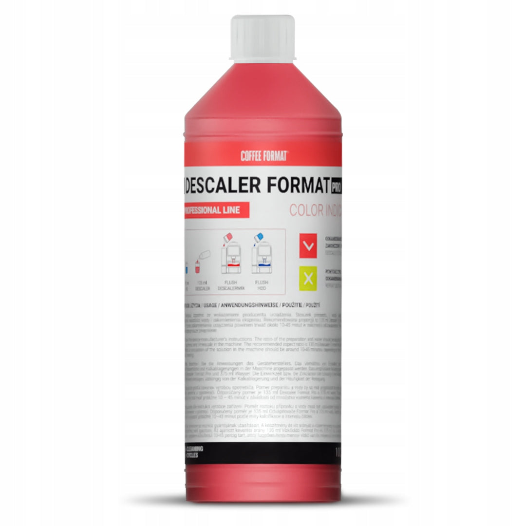 Descaler for color changing machine 1l = 8 cycles Descaler Format PRO