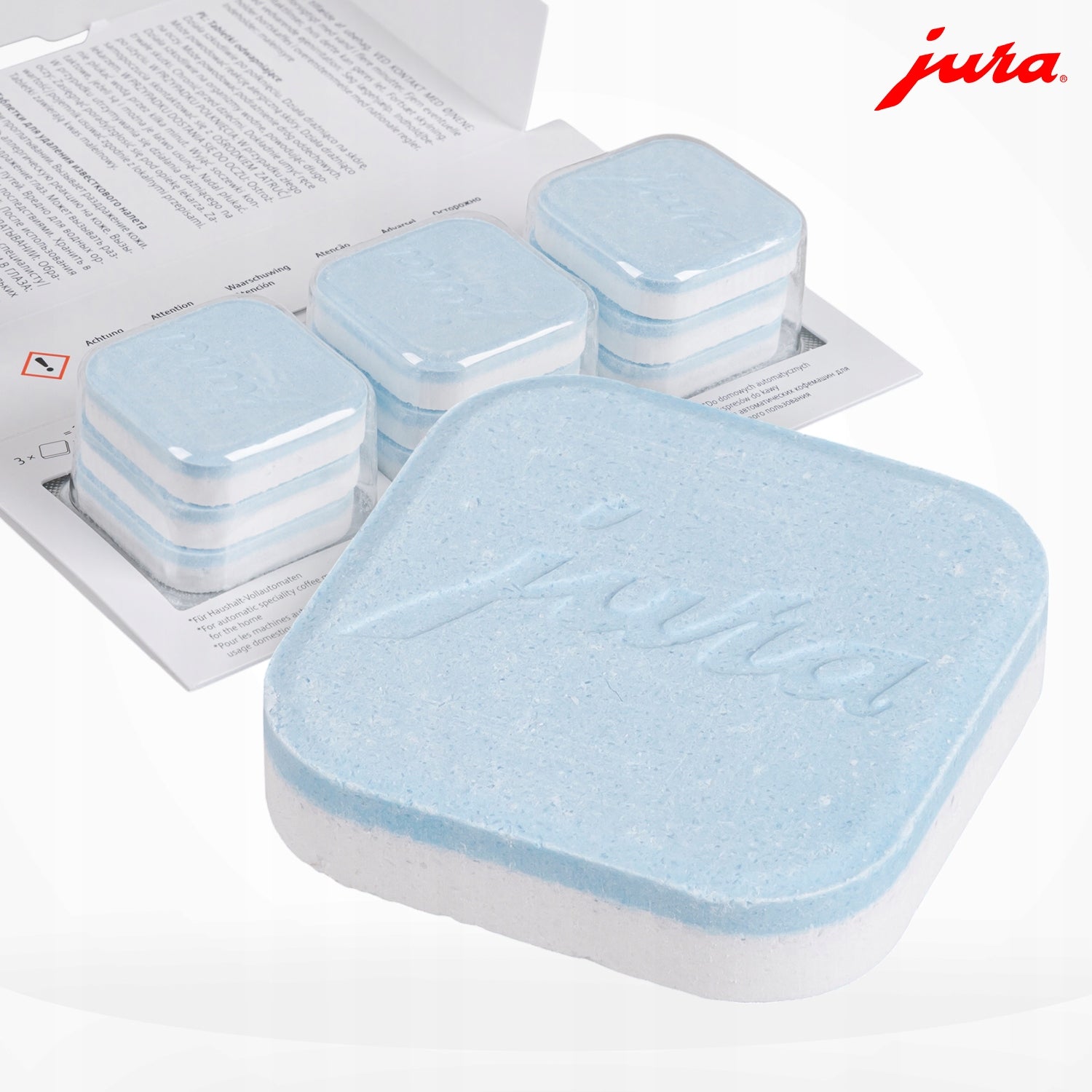 Descaler tablets for calcifying machine JURA 9 pcs. for cleaning Manufacturer code 61848