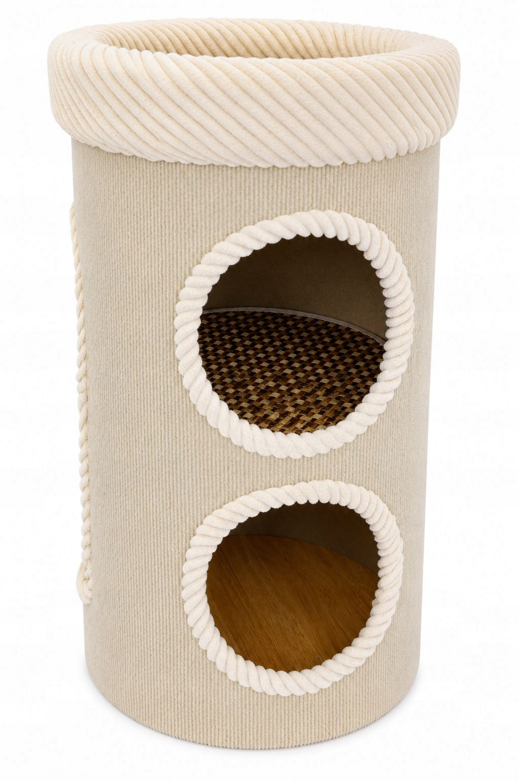 Designer Modern Cottage Bed and Tower for Cat Play COCO Length 68 cm