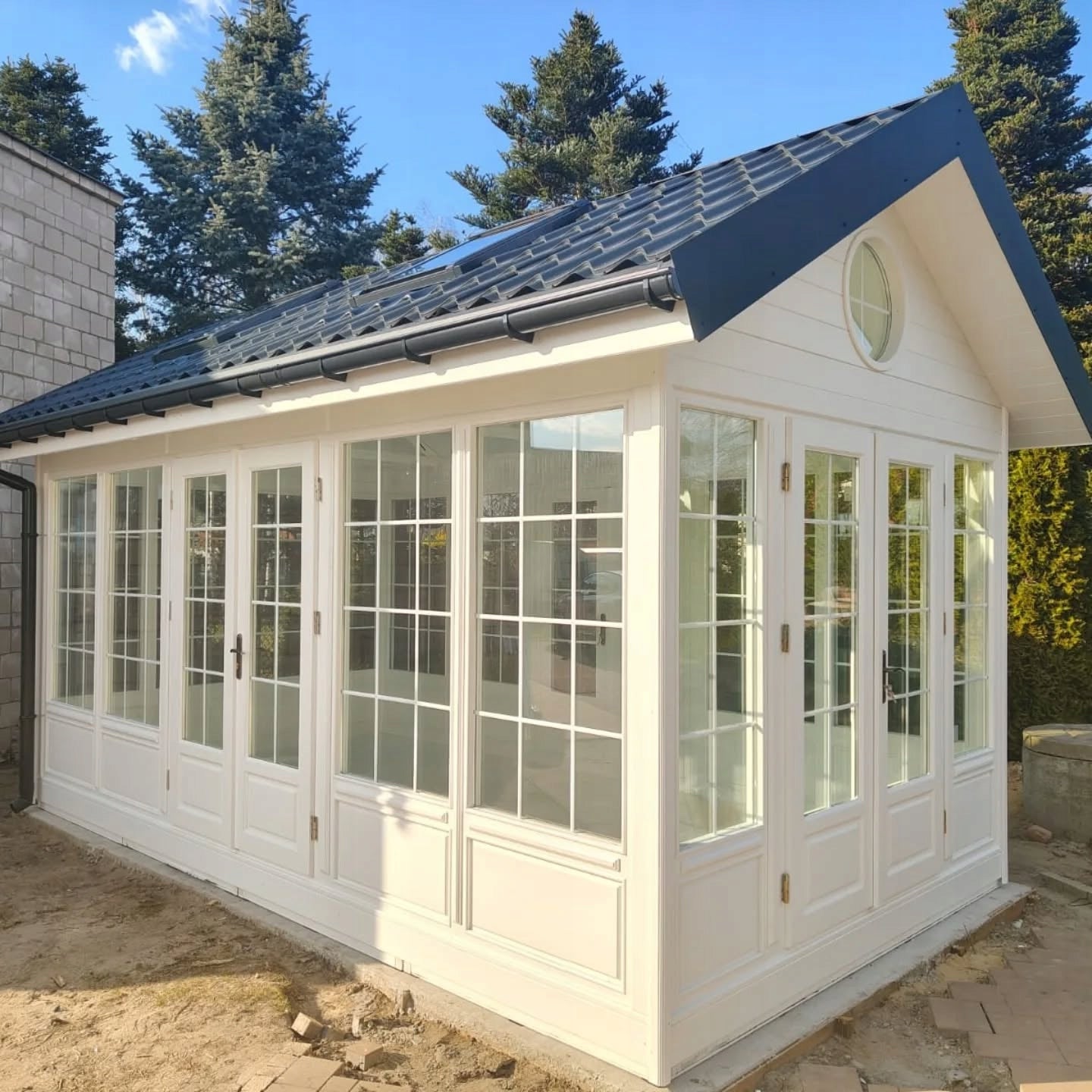 Designer conservatory / garden studio – year-round, insulated PREMIUM Manufacturer code 112233