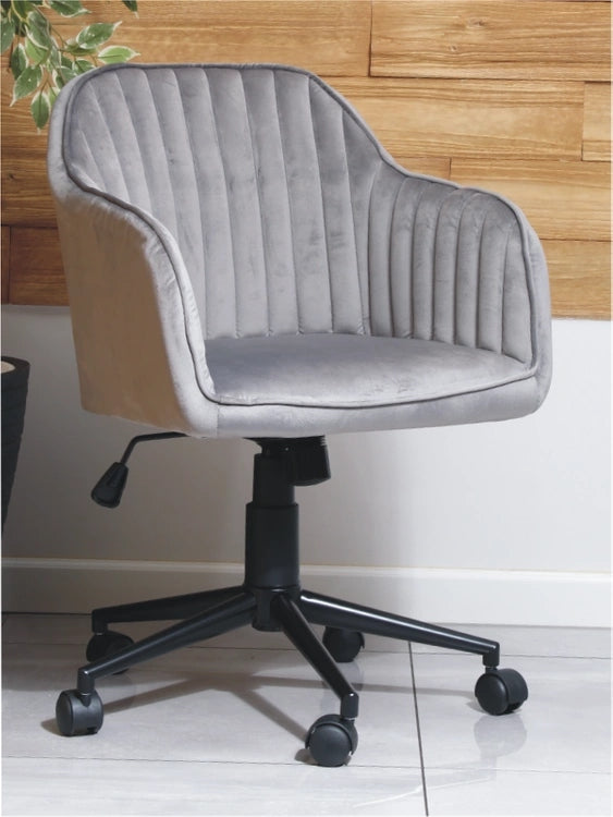 Designer velour armchair EDGAR grey Brand Aropos1