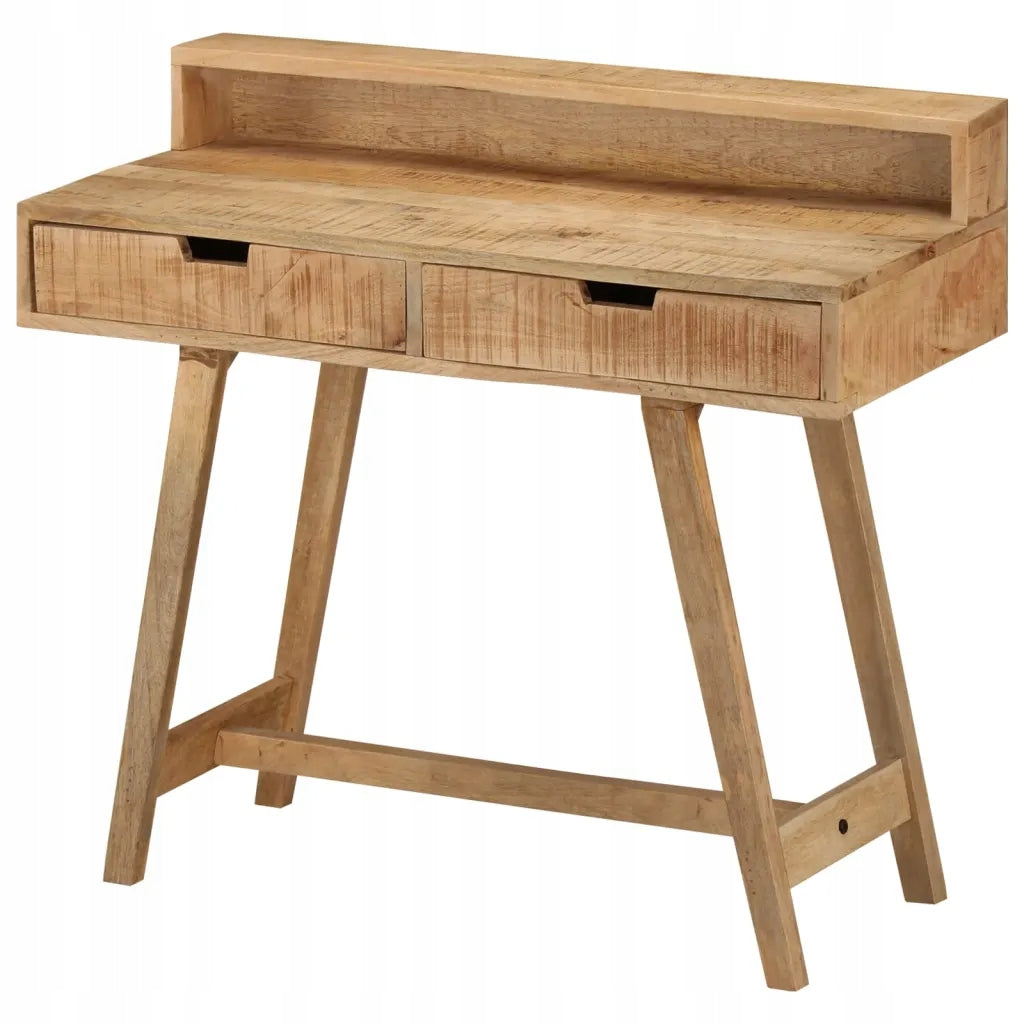 Desk, 100x45x90 cm, raw mango wood