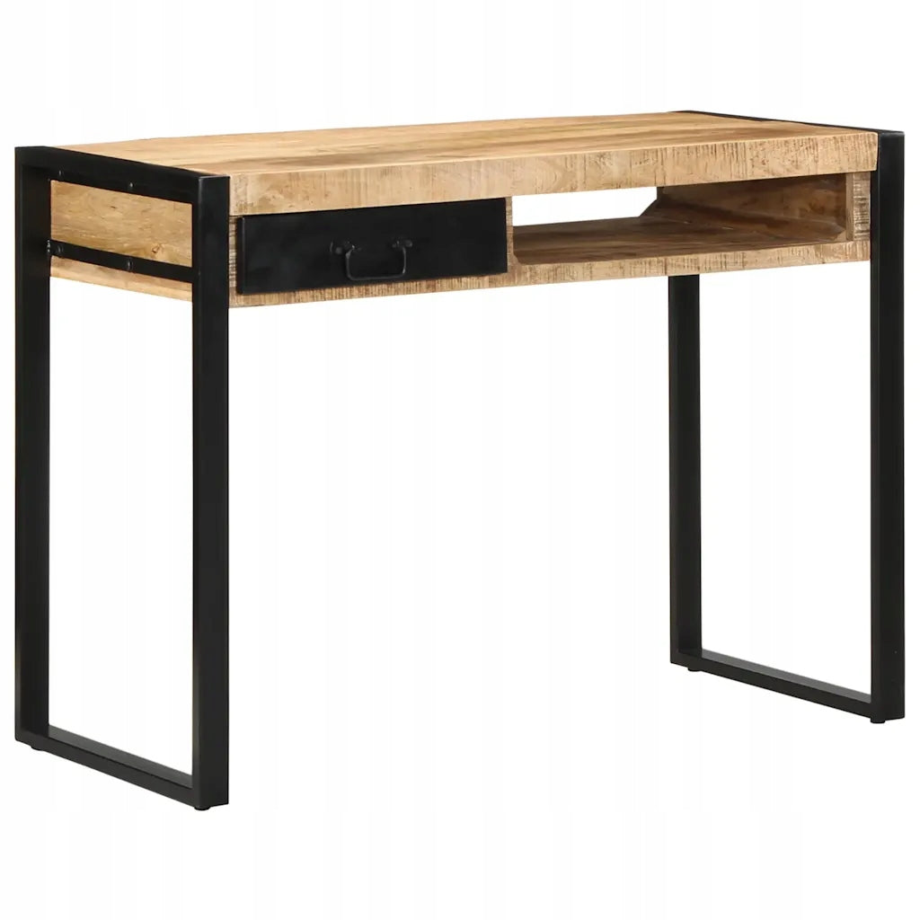 Desk 100x50x75 cm solid wood raw mango