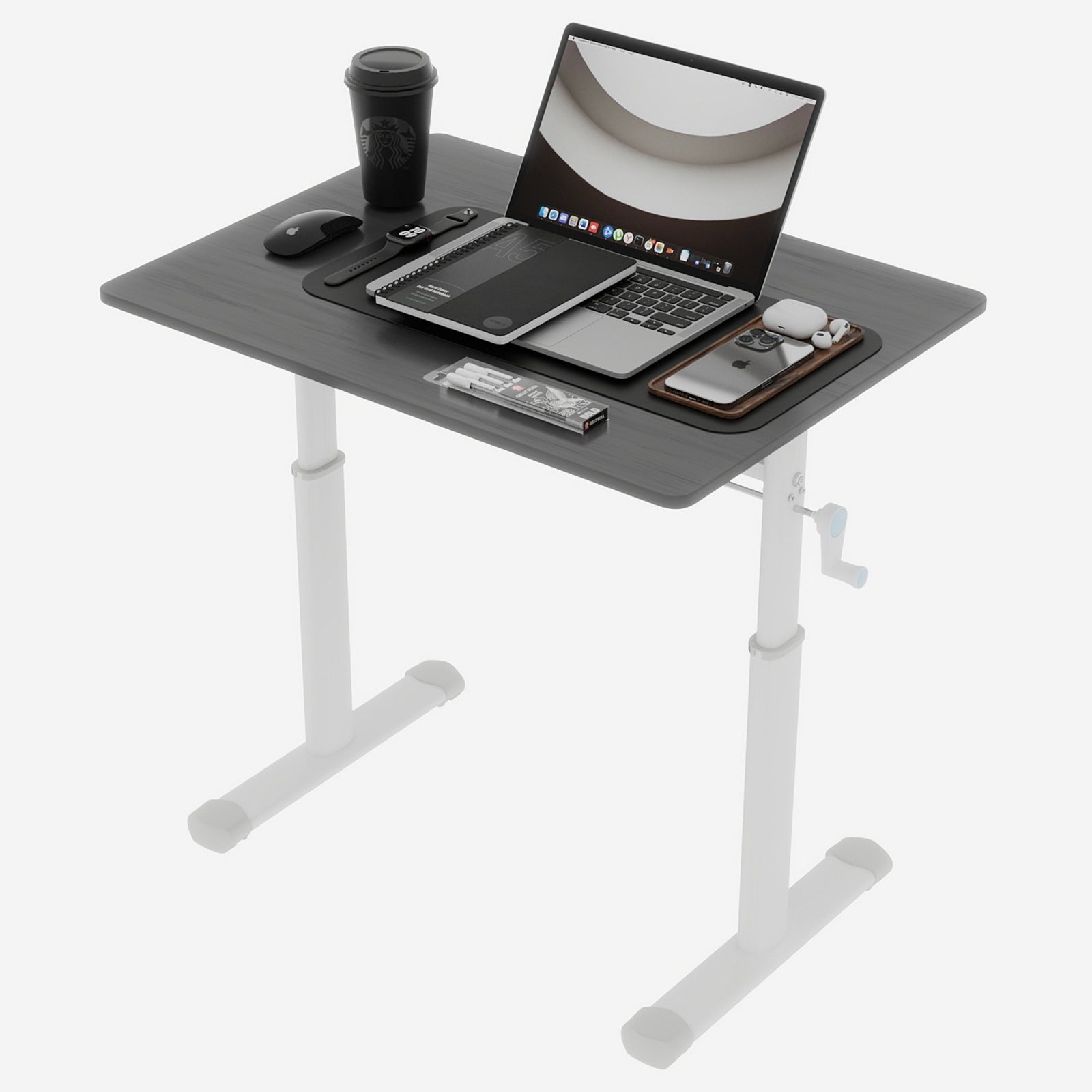 Desk Adjustable Grey for Learning and Working for Kids and Adults Brand no brand