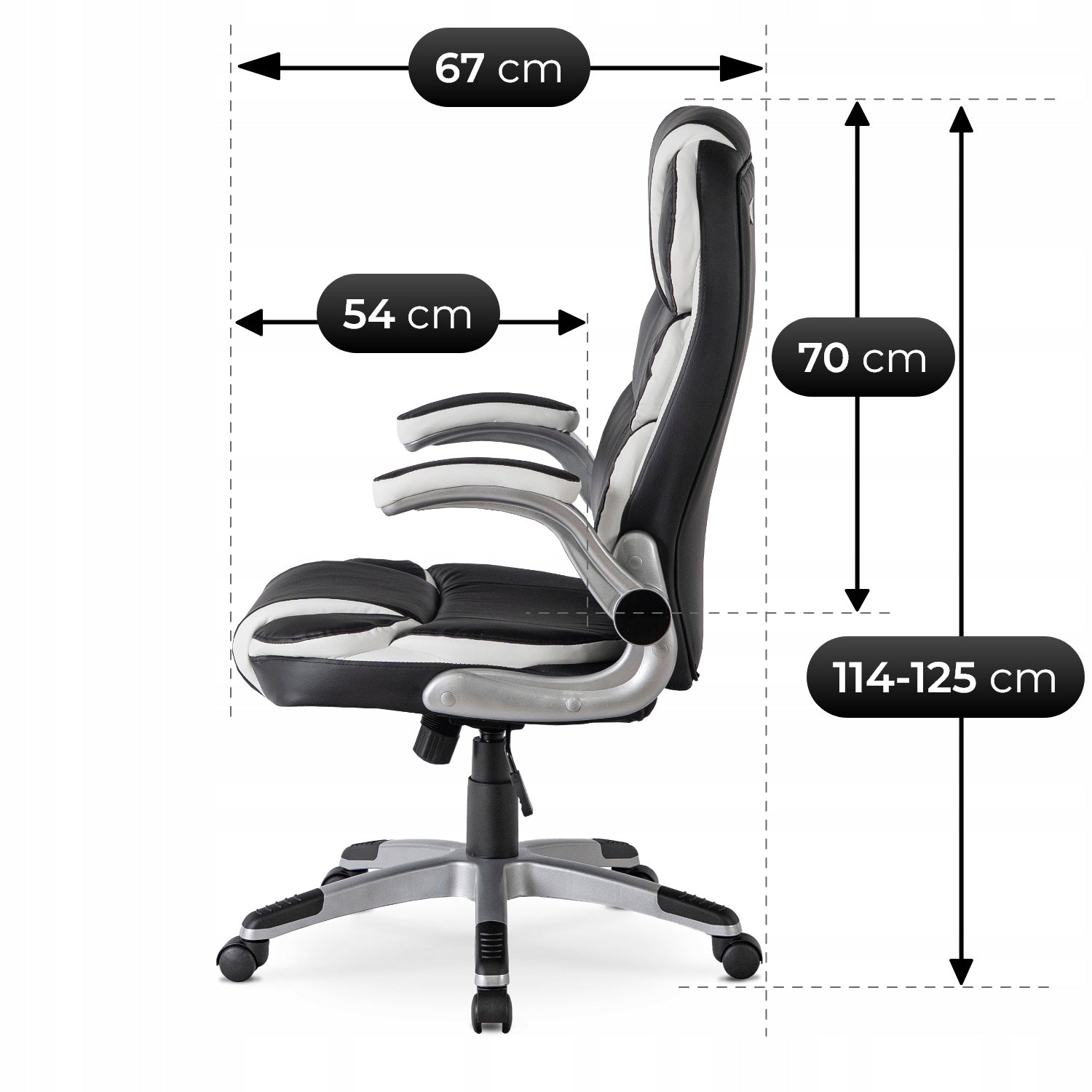 Desk Chair Black Rotating Ergonomic Office Chair LIVERPOOL Medical device no