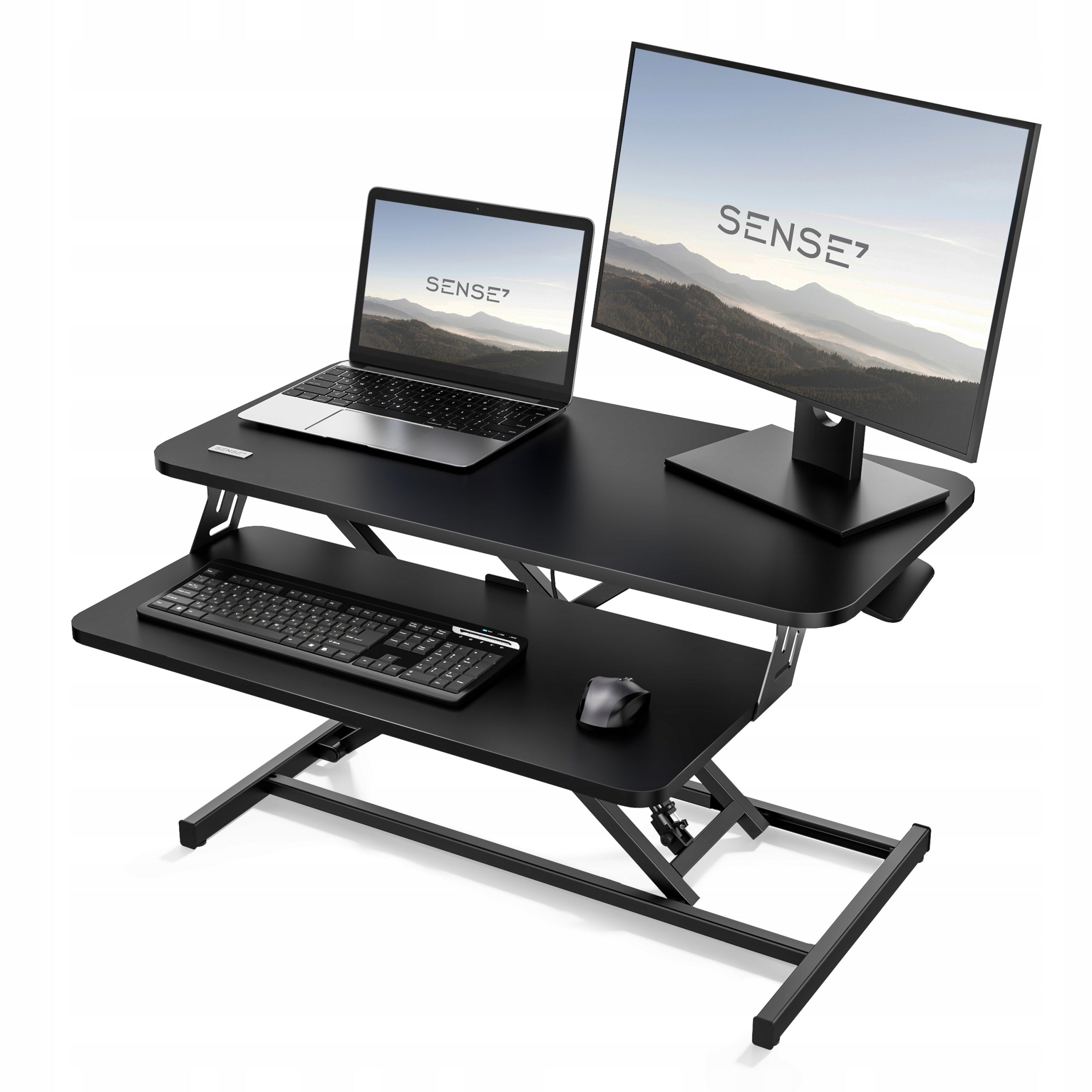 Desk Converter with Height Adjustment Standing Desktop SENSE7