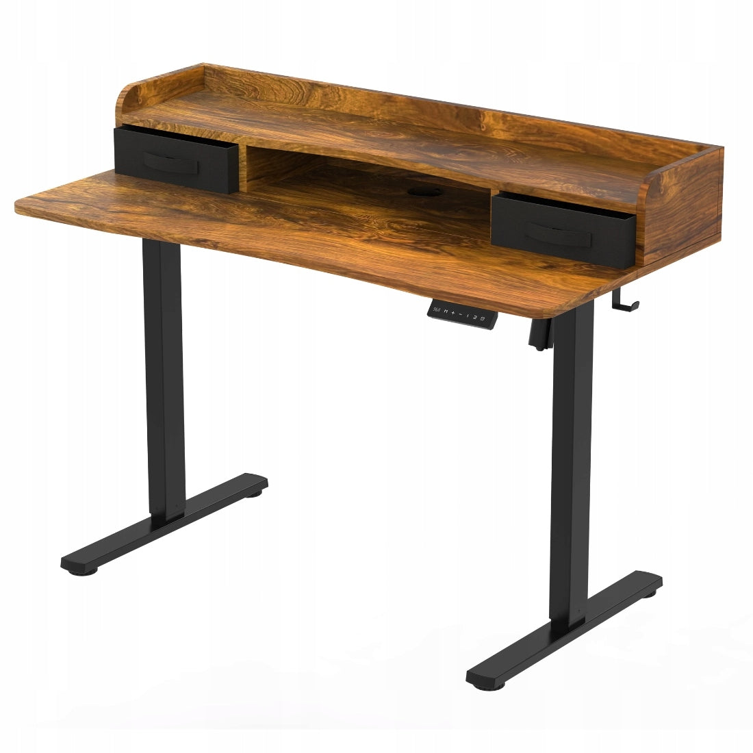 Desk Electrically Adjustable 120x60 USB Spacetronik loft rustic oak EAN (GTIN) 5907100095316