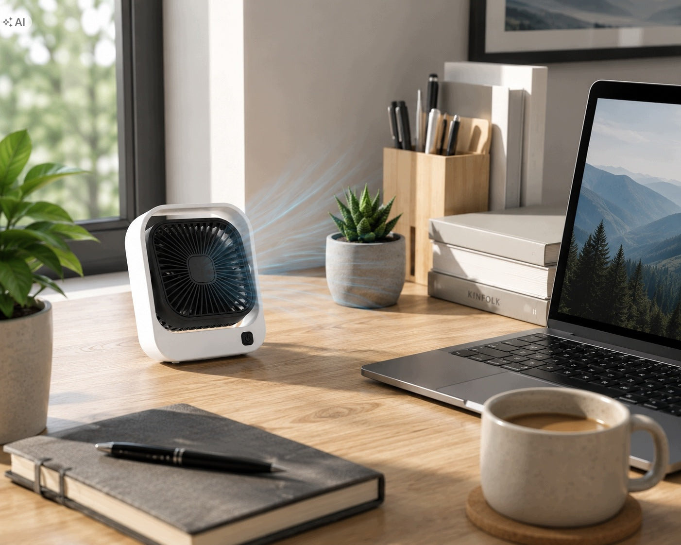 Desk Fan Mini Portable Quiet Adjustable White Manufacturer code Sellpoint Lampka Solarna Gruntowa Najazdowa