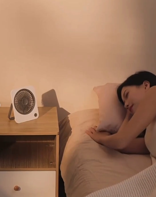Desk Fan Mini Windmill USB Room Fan Rechargeable Dominant color not applicable