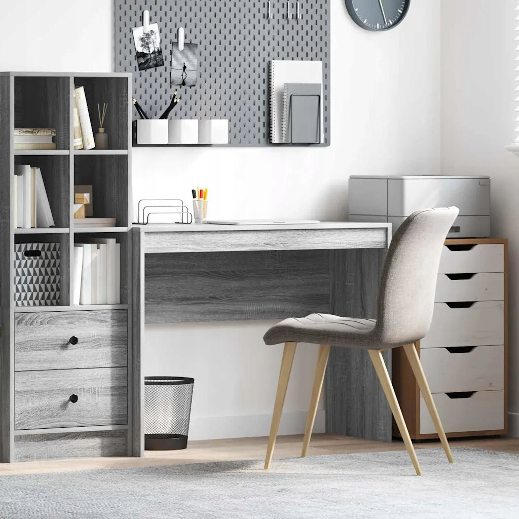 Desk Grey Sonoma 100 x 40 x 76 cm Furniture color gray
