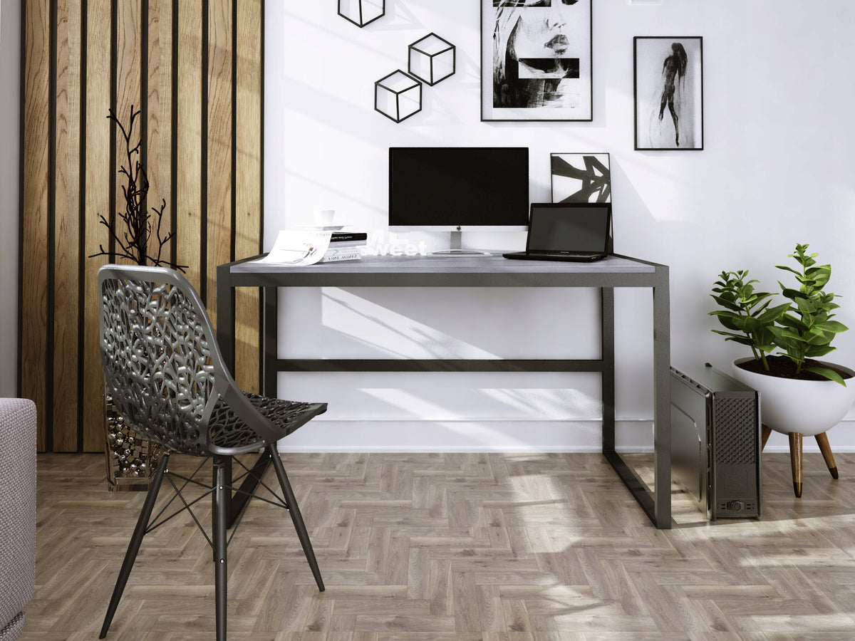 Desk Loft Oak Concrete Millenium 98 x 60 x 75 cm HIT!! shades of gray Manufacturer code b1