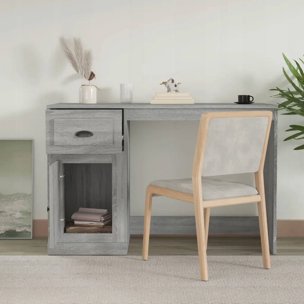 Desk Modern Grey Oak Sonoma 115x50x75 cm Brand no brand