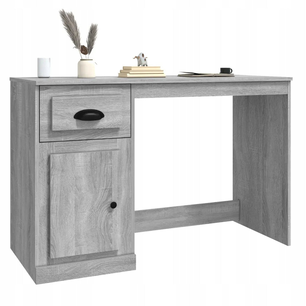 Desk Modern Grey Oak Sonoma 115x50x75 cm Kind Other