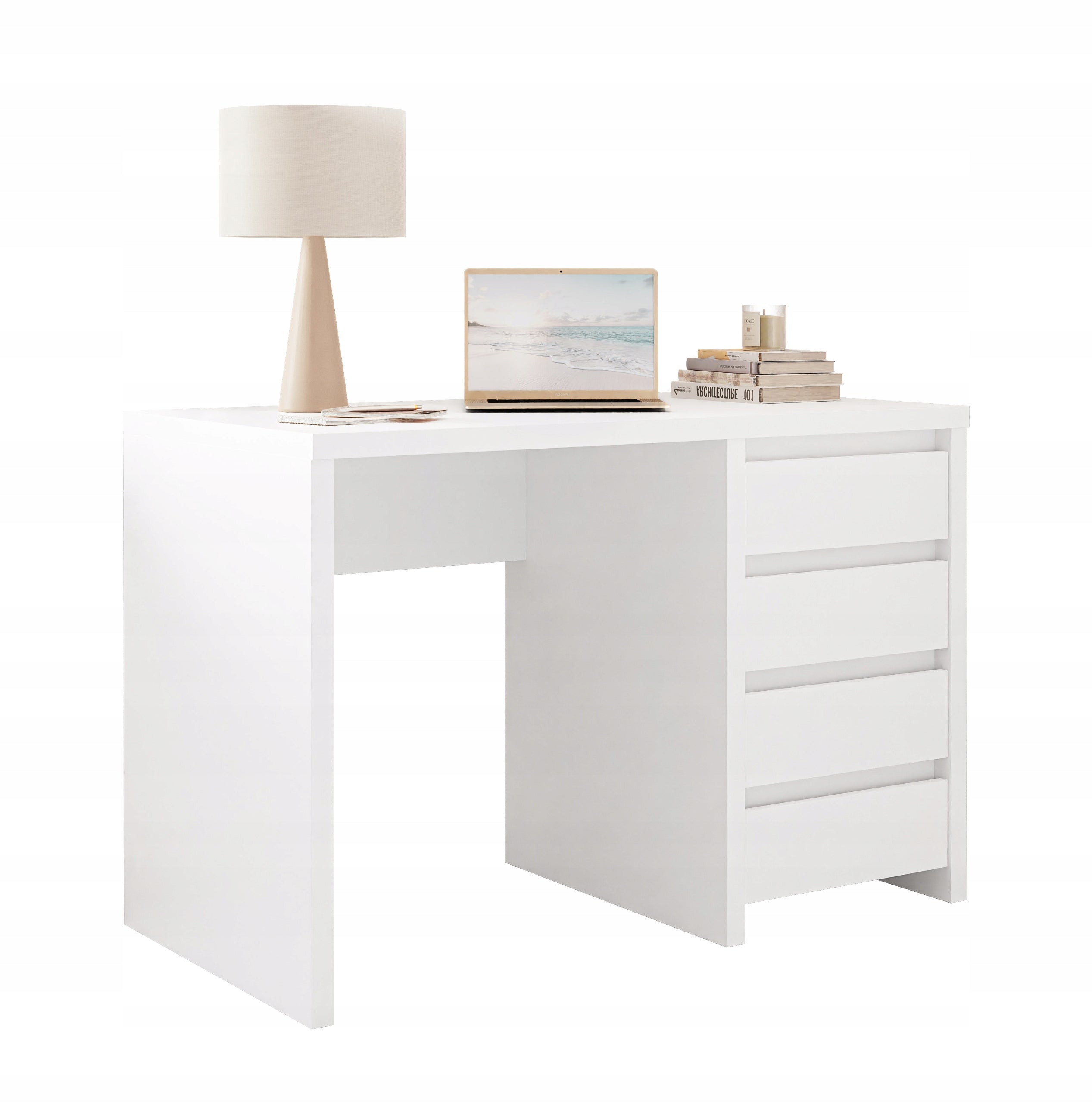 Desk NETWORK white drawer mat