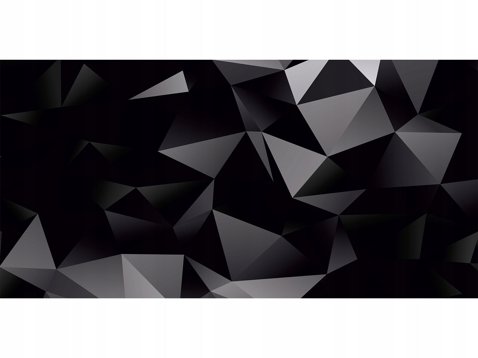 Desk Protective Mat 120x60 Black Abstract