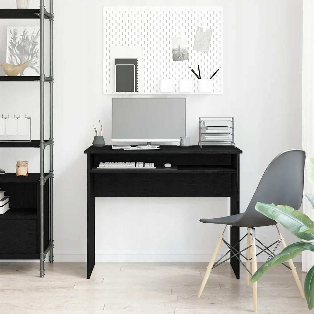 Desk, black oak, 90x50x74 cm, wood-based material Brand VidaXL