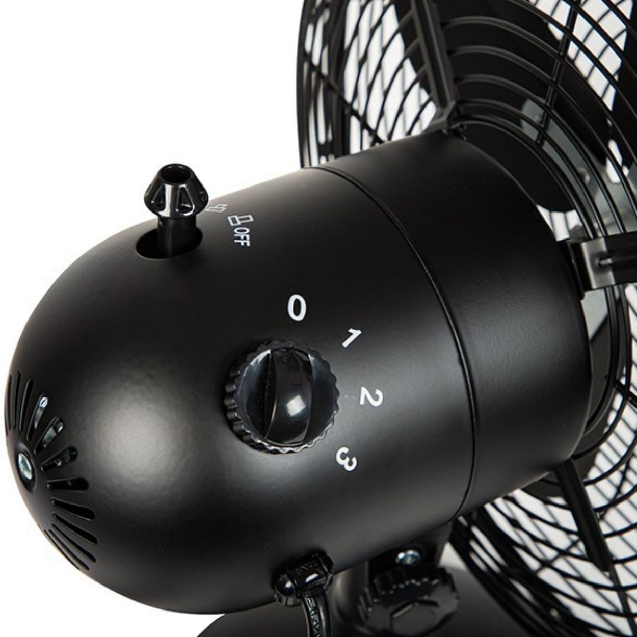 Desk fan BLOW 44-658 fan POWERFUL QUIET oscillation black Fan type table