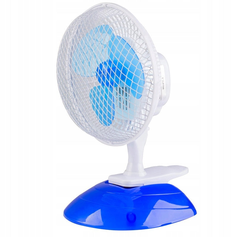 Desk fan Volteno VO0658 white with clip 13W