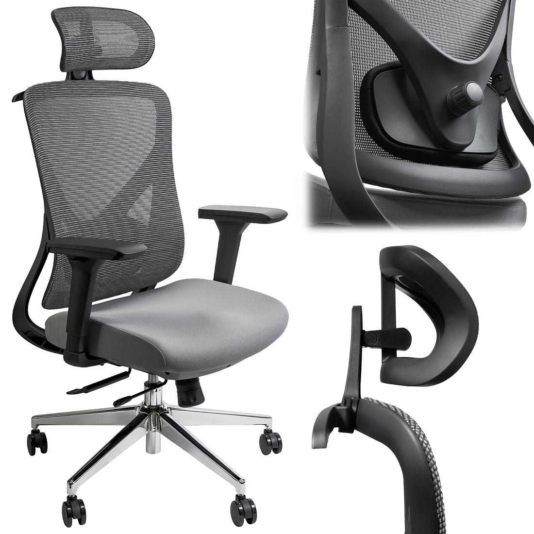 Desk swivel chair ADJUSTABLE Spacetronik Desk chair black
