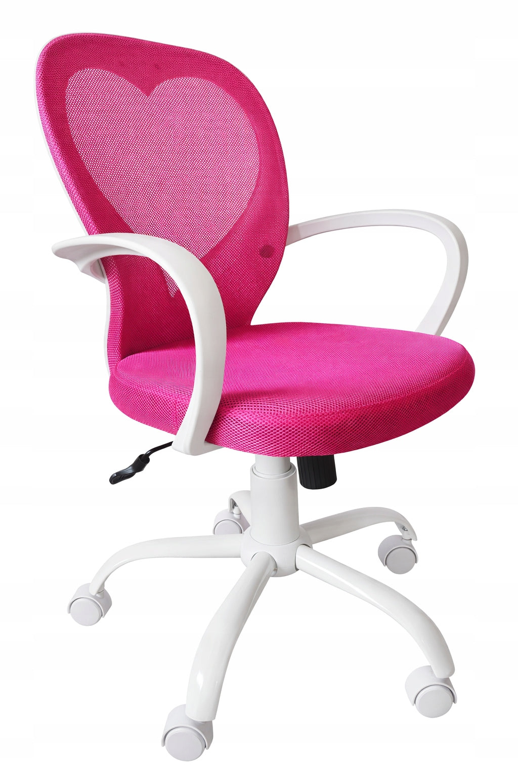 Desk swivel chair for girls cute heart BLAIR Pink Packaging status original