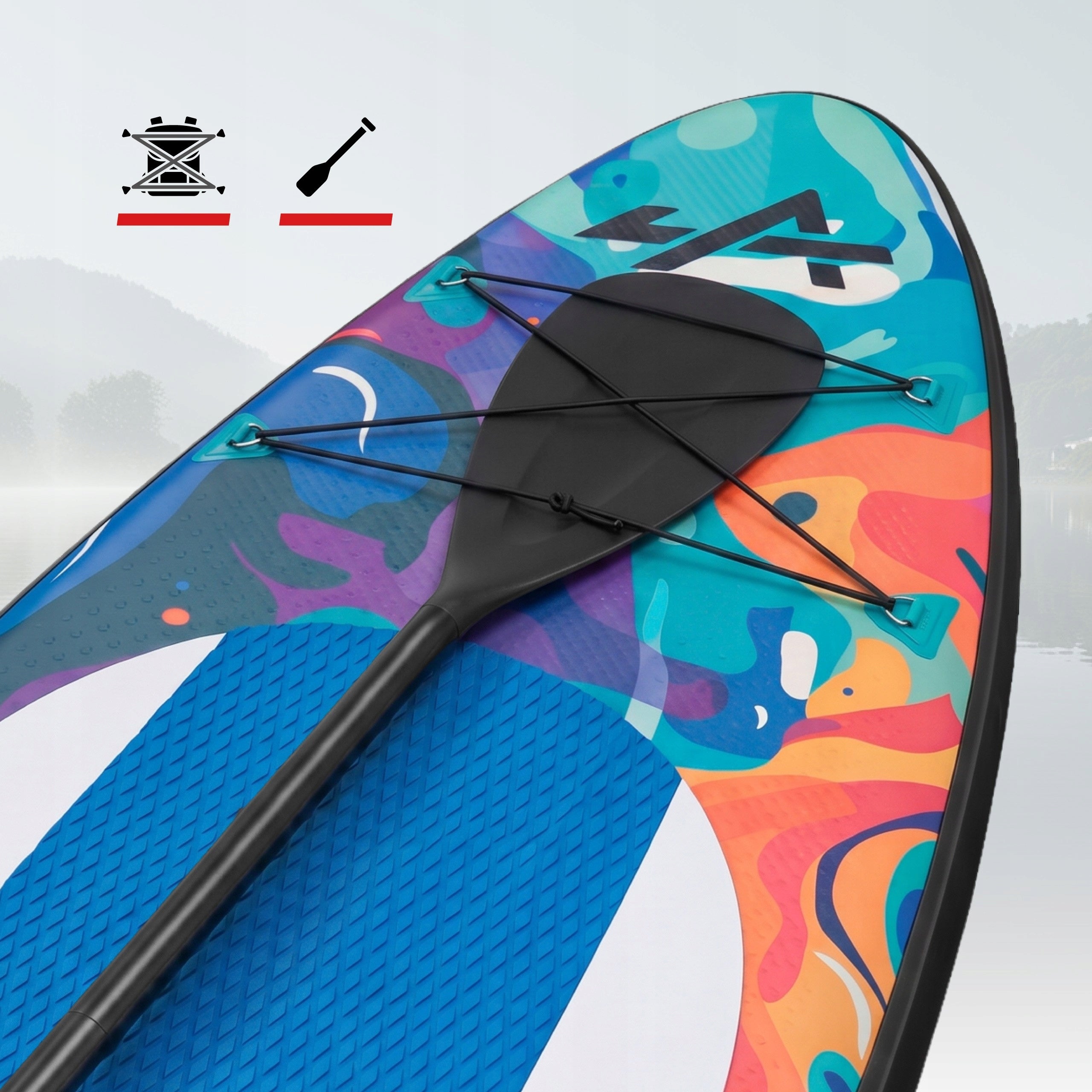 Deska SUP Stand Up Paddle ATHLER pompowana 10'6" 320cm wiosło Rodzaj deska SUP