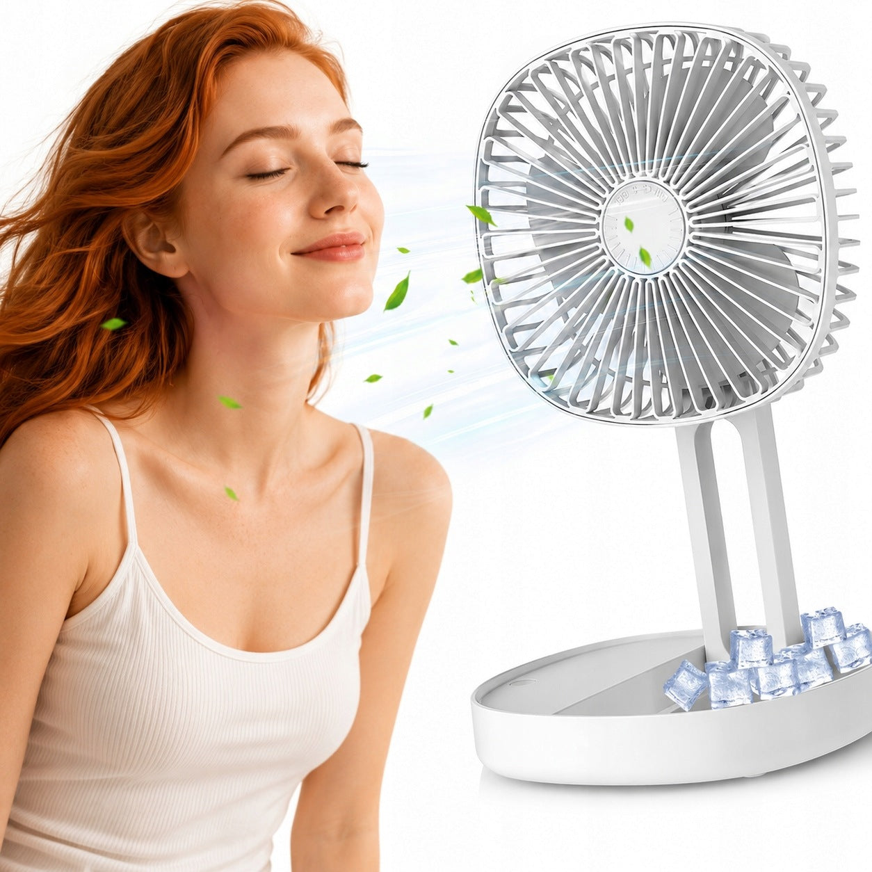 Desktop FAN Rechargeable Wireless USB C Foldable Quiet 3 MODES