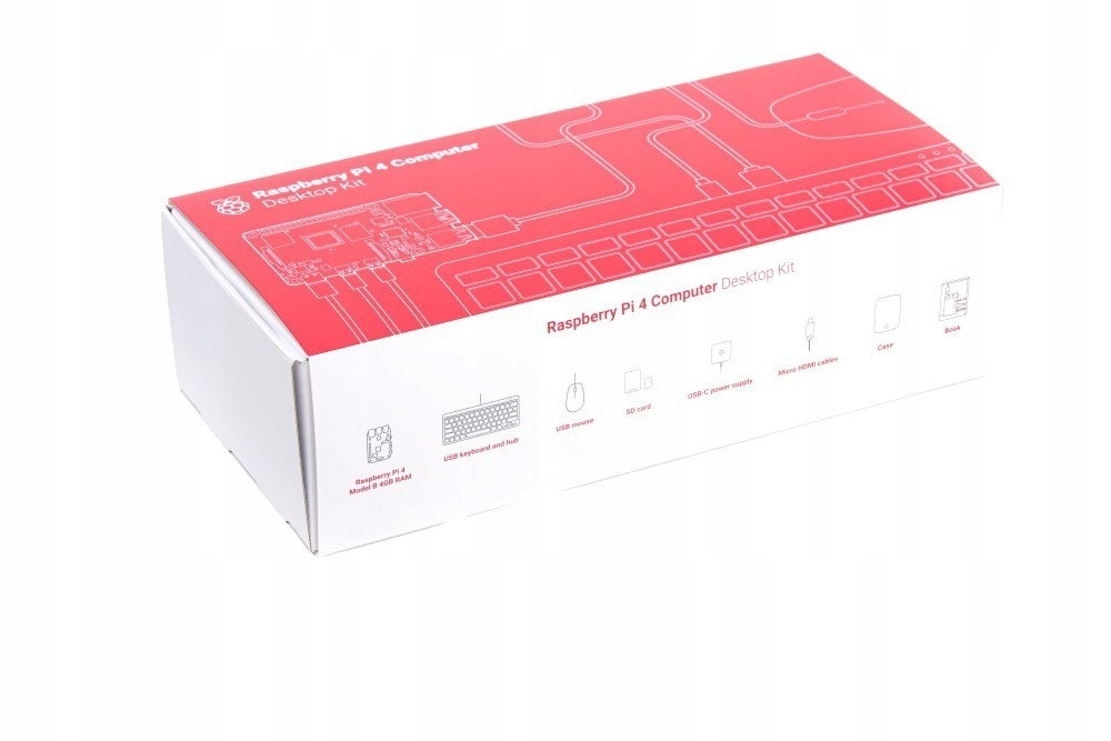 Desktop Kit with Raspberry Pi 4B 4GB RAM, Case, Keyboard and Mouse