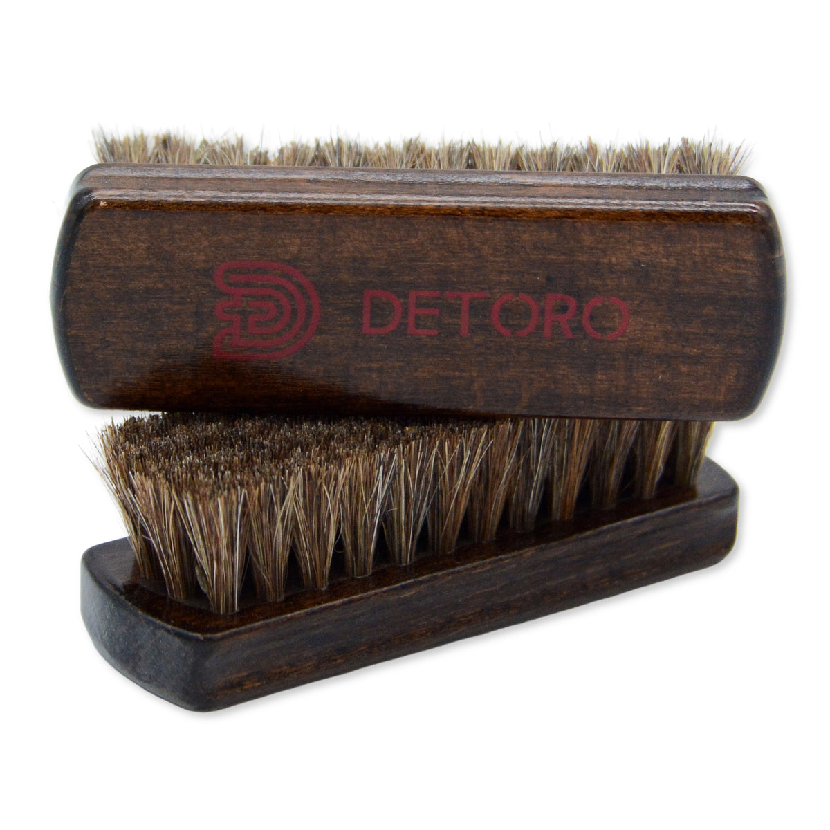 Detoro Premium Soft Horse Hair Leather and Upholstery Cleaning Brush